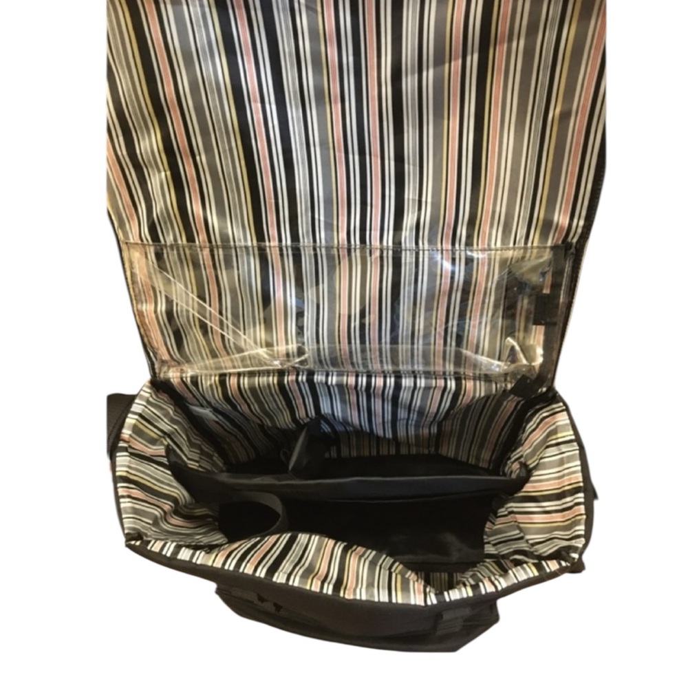 CROP IN STYLE *Huge* Scrapbooking Organizer Tote in Black/White — NWT - Picture 10 of 16